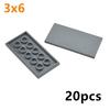 DO IT YOURSELF Ceramic Tile Construction Bricks MOC Smooth Figures Blocks 4x4 6x6 8x8 8x16 7x7 Works With 10202 1751 Learning Creativity Playthings