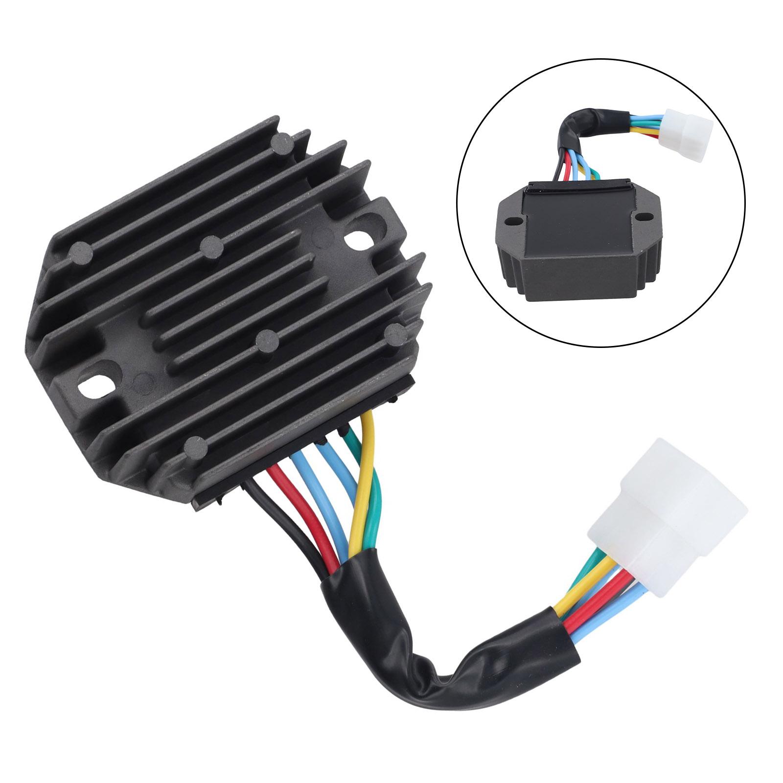 

CH15589 12V Regulator Tractor Voltage Regulation 6-wire Connector High Reliability Performance Metal Construction For JD650 China Mainland