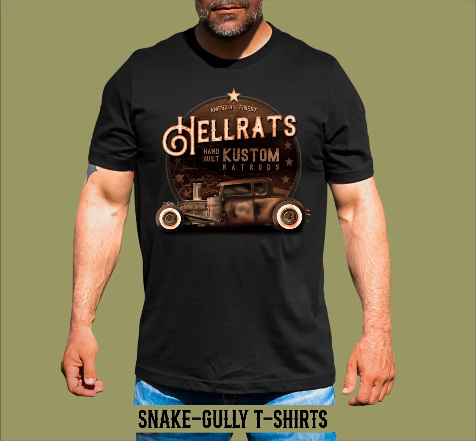 HELLRATS KUSTOM RAT ROD T-SHIRT S
