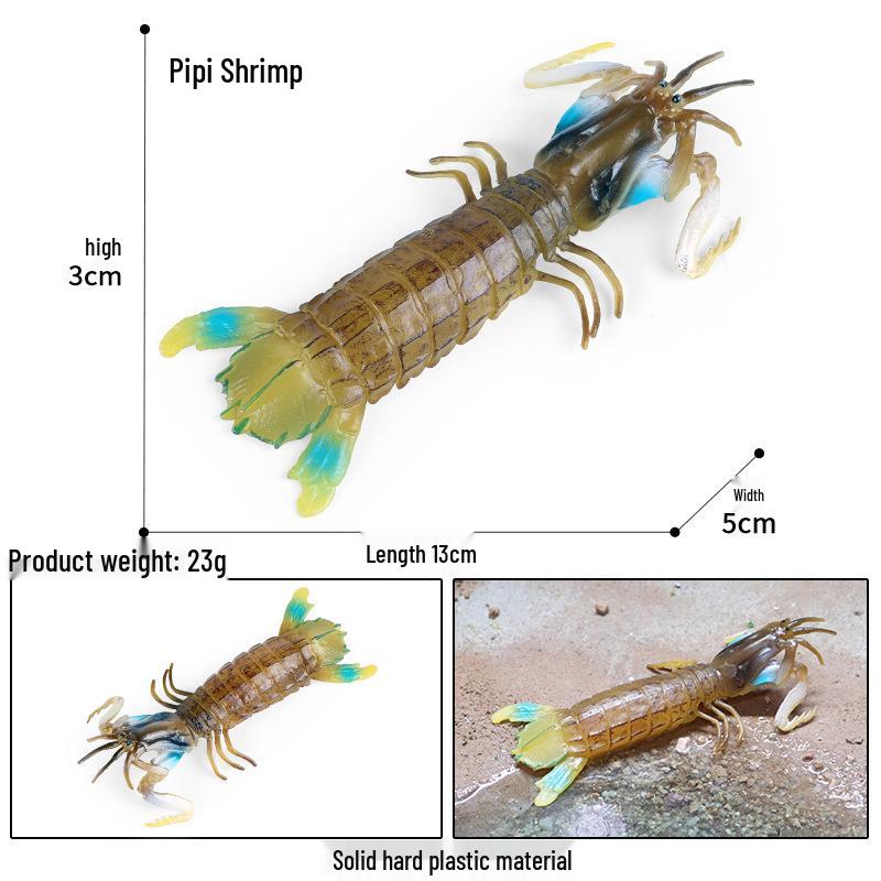 Marine Life Animal Simulation Toy Set: Squid, Crab, Starfish, Tuna