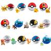 Mon Action Figure Model Toys Pikachu  Charmander Rockruff Litten