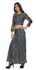 Moomaya Women Crop Top and Palazzo Pant Set Two Piece Printed Ethnic Wear