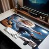 1PC Custom Name Night Sky Guitar Dreams Mouse Pad, Keyboard and Mouse Desk Pad, for Computer Notebook  Birthday Gift For Any Room Or Office