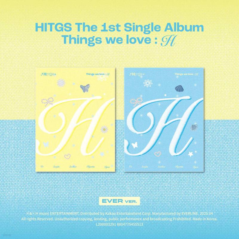 

HITGS (Heezes) - The 1st Single Album - Things we love : H (EVER) [Random 1 out of 2]