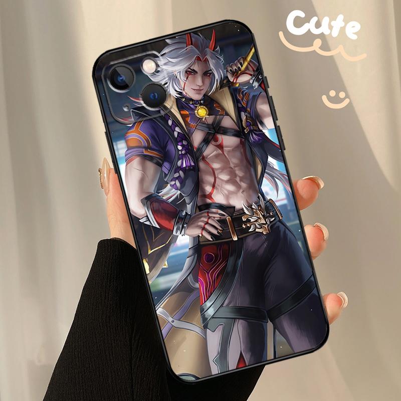 Genshin Impact Arataki Itto Phone Case For Apple iPhone 16 15 14 13 12 11 17 Pro Max Mini 17 Air 16e 16 Plus Back Cover