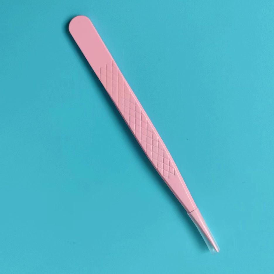 Dolphin Gold Eyelash Tweezers for Professional Application