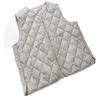 Crew neck quilted warm windproof vest down cotton vest cotton top warm jacket new autumn and winter