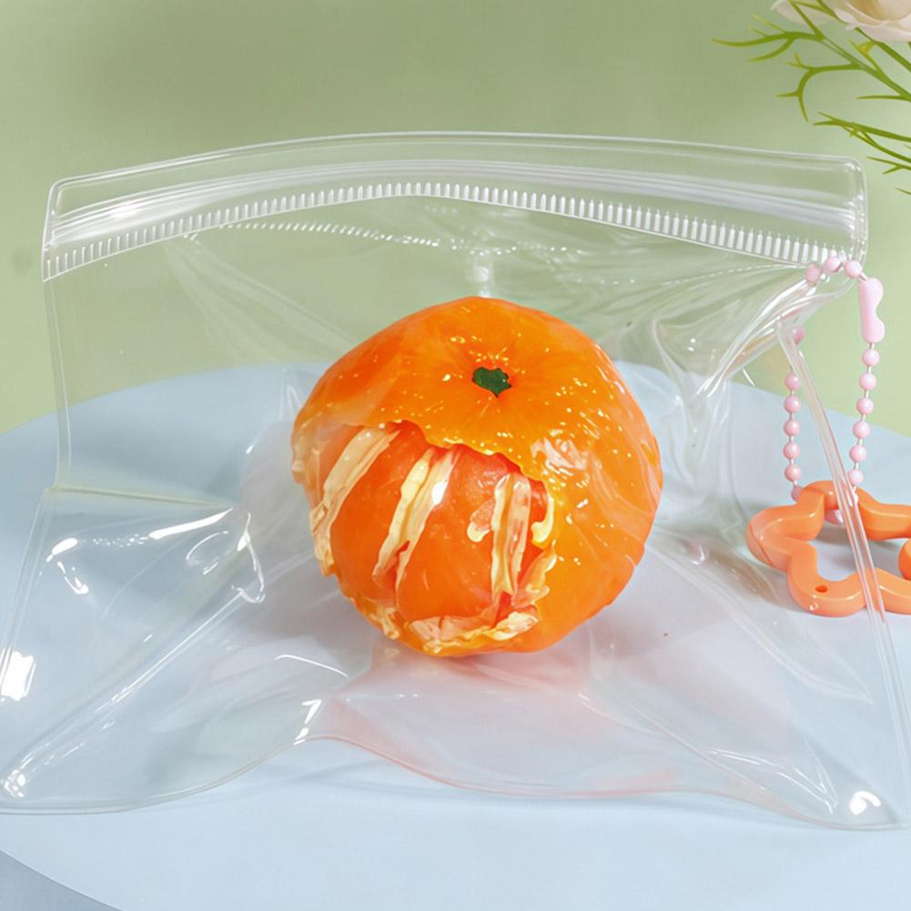 Soft Orange Anti-Stress Ball Simulated Fruit Stress Relief Toy Slow Rebound Decompression Pinch Toy for Office Relax