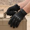 Luvas Táticas Masculinas Antiderrapantes Acolchoadas Ventiladas para Treinamento ao Ar Livre Motociclismo Levantamento de Peso Fitness