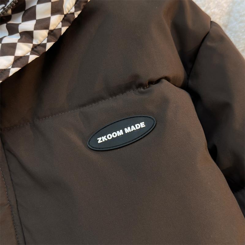 Fashion Winter Woman Short Parkas Stand Collar Loose Thick Warm Jacket Women's Coats