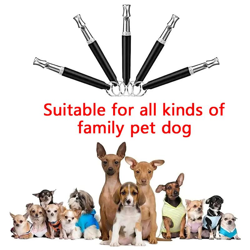 Pet Dog Whistle Puppy Training Obedience Ultrasonic Supersonic Sound Repeller Pitch Stop Barking Quiet Whistles for Dogs & Cats