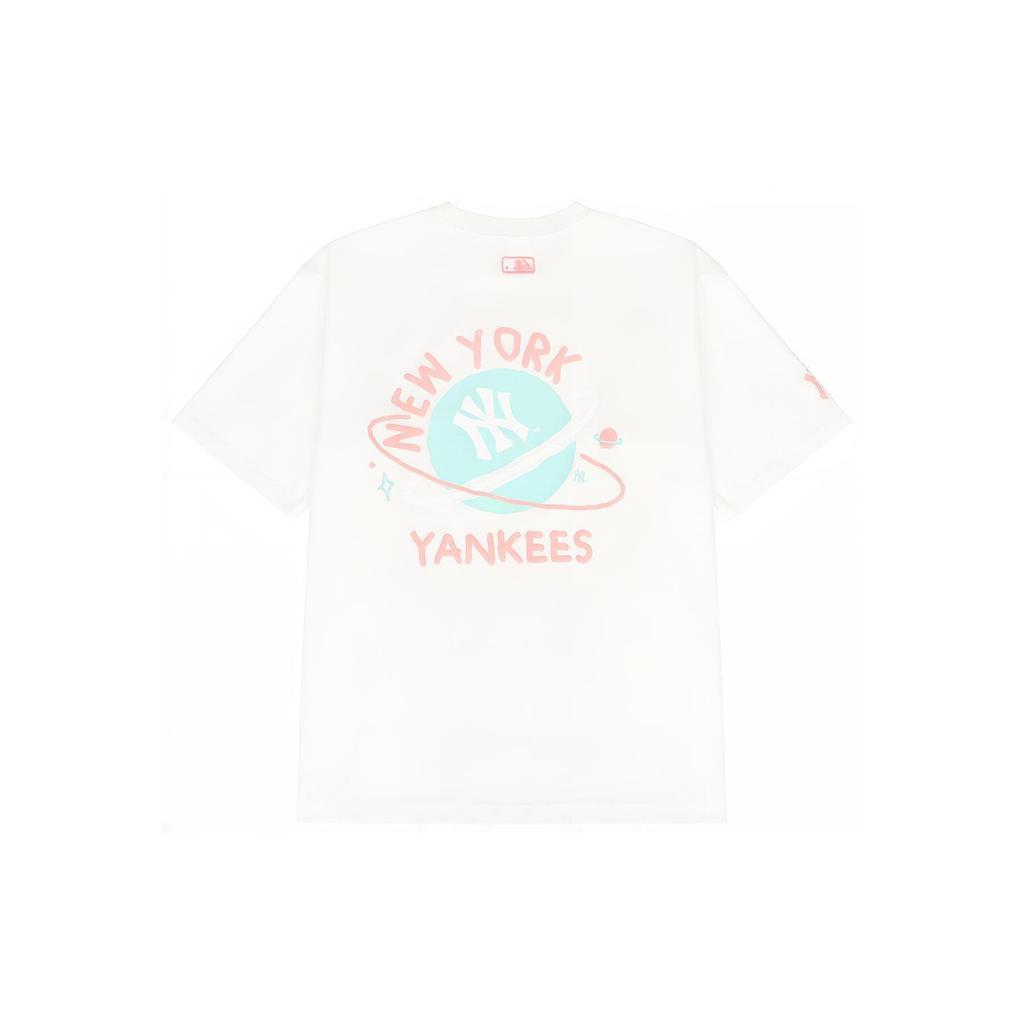 MLB Drop Shoulder Sleeve T-Shirt Unisex Cream 3ATSL4023-50CRS