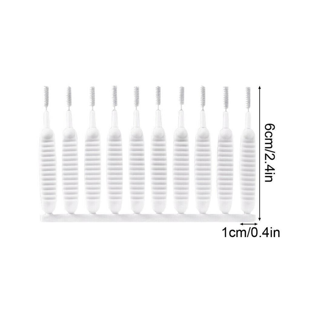 30Pcs Portable Washable Cleaning Brush Anti-Clogging Lightweight Shower Head Clean Brushes Pore Clean Tool with Non-Slip Handle