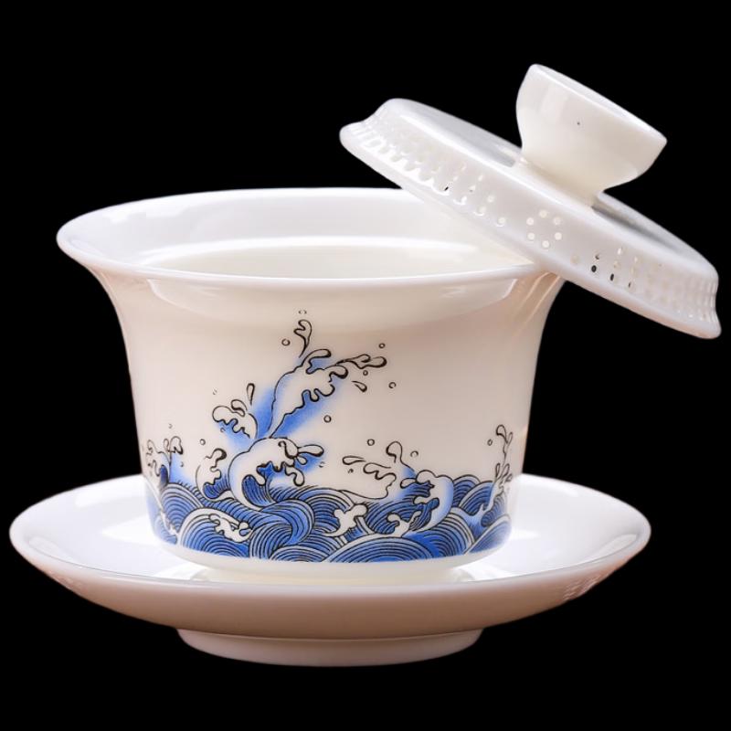 Керамический гайвань Shangqi 360° с перфорацией для чая Кунг-фу