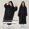 Women's Plush Velvet Bathrobe - Thick, Warm, and Cozy for Autumn/Winter