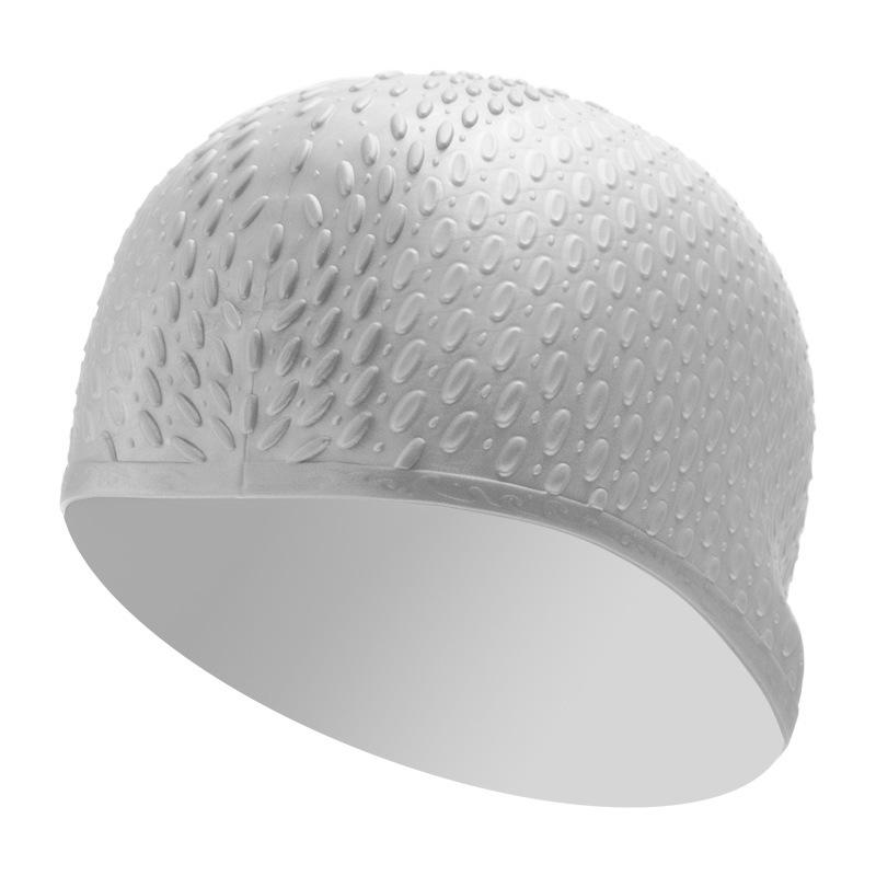 Silicone Swim Cap with Ear Protection - Comfortable, Non-Squeezing for Adults, Men & Women, Multi-Color Options