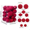 35 Pieces Charm Pendants Xmas Hanging Present Multifunctional Reusable Christmas Ornaments Balls for