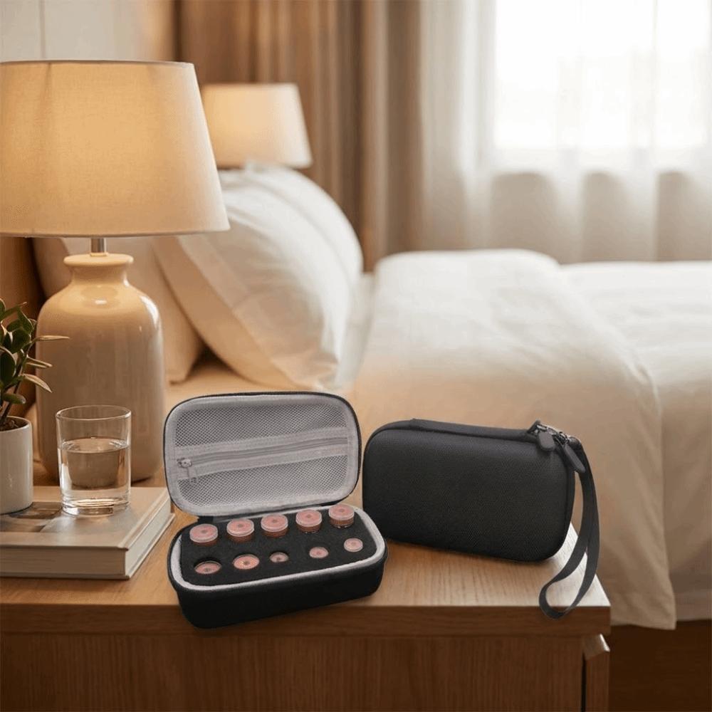 10 Slots Insulin Vial Storage Case Waterproof Essential Oils Carrying Box for Home