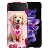Lovely Puppy Heart Dogs Coque For Samsung Z Flip7 6 Galaxy Case Shockproof Z Flip5 Z Flip3 4 5G Hard Cover Phone TPU PC Hard Fu