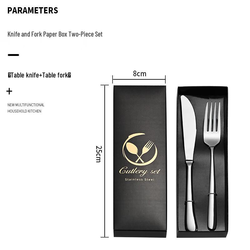 SW 304 Stainless Steel Steak Knife and Fork Set