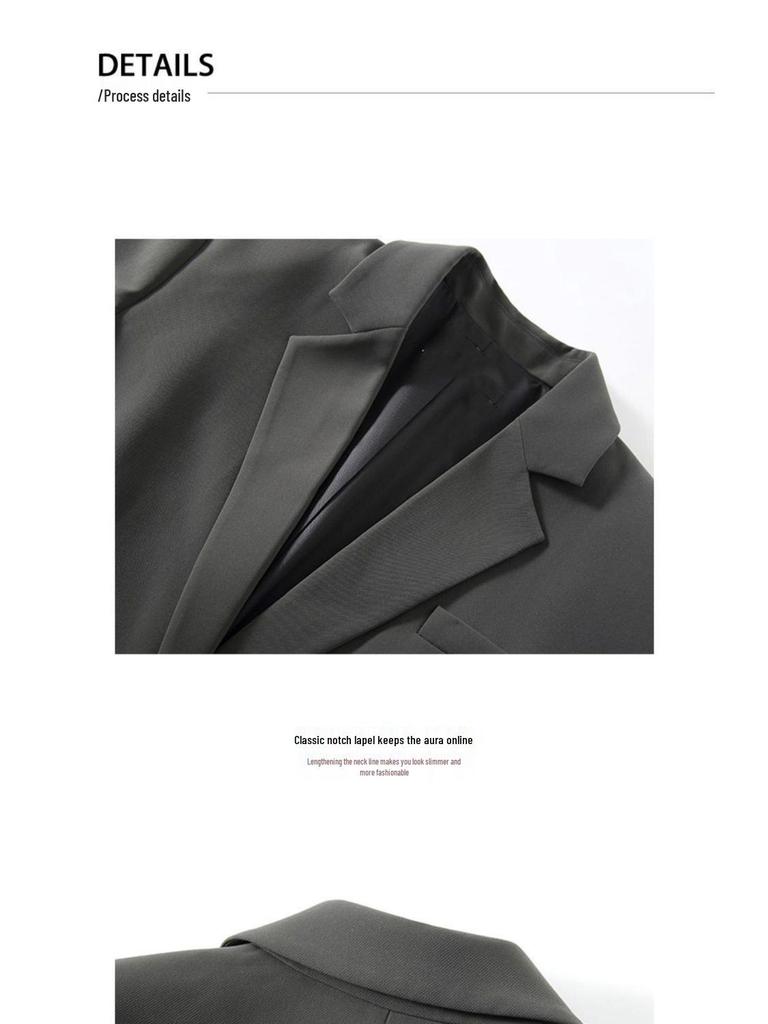 2024 Autumn High-Quality Loose-Fit Office Lady Fashion Blazer