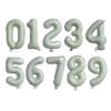 Wedding Party Decoration Supplies Big Size 16 Inch Rose Gold Digital Balloon 0-9 Number Balloons