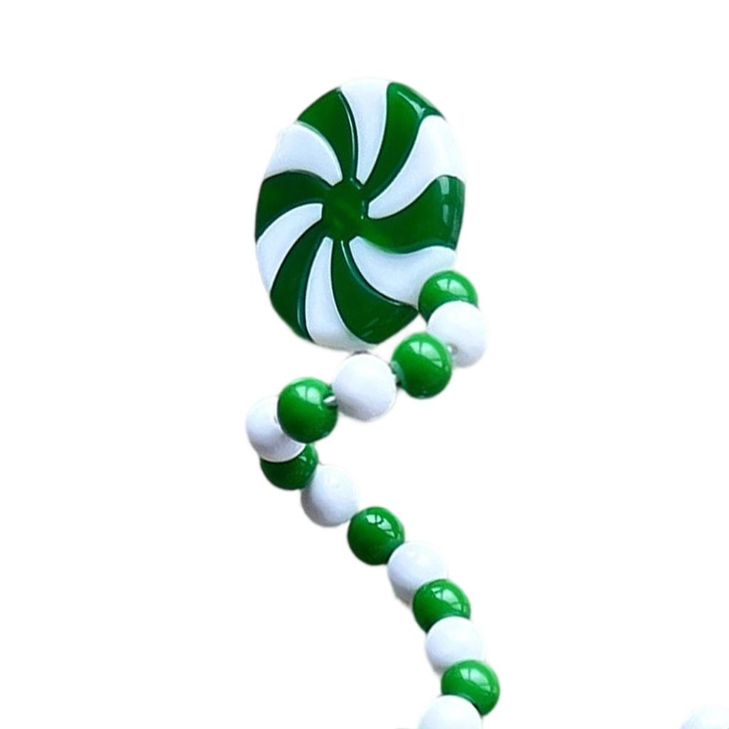 Christmas Tree Top Decoration Shatterproof Artificial Candy Branch Stem for Vase Arrangement Holiday Decoration