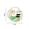 4 Stück Panda Magnet Kühlschrankaufkleber Reisesouvenirs Metall Wanddekoration Museum Kreatives Handgeschenk Magnet Kühlschrank Niedlich