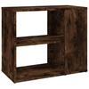 Side Table Smoked Oak 60x30x50 Cm Engineered Wood