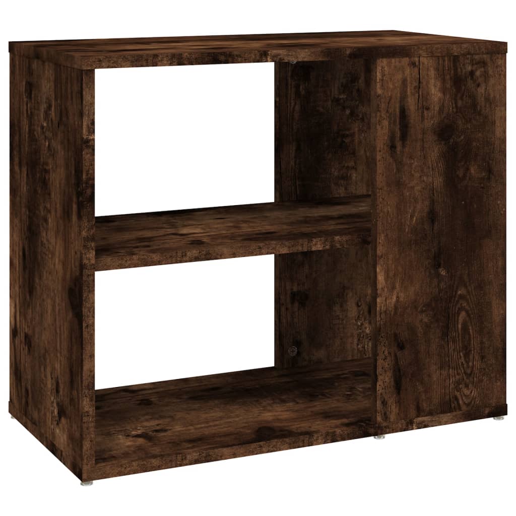 Side Table Smoked Oak 60x30x50 Cm Engineered Wood
