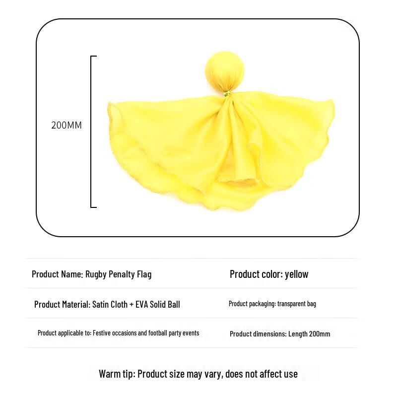 WEZHO American Football Penalty Flag Set