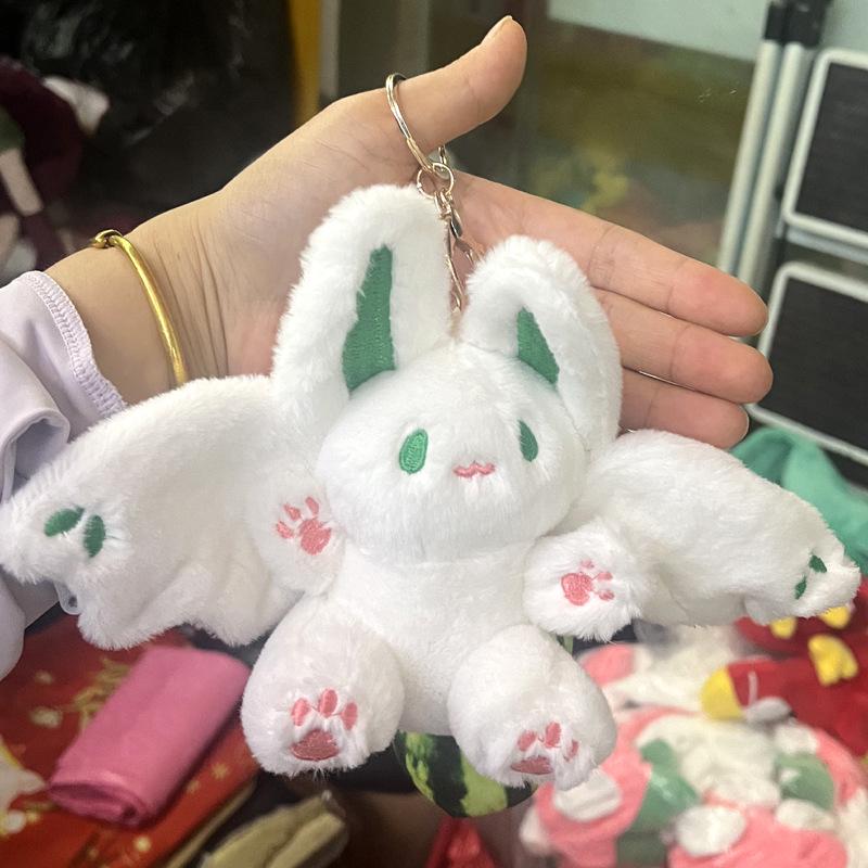 Bat Rabbit Plush - Cute Flying Rabbit Transforms Into Big White Doll Little Fu Zhu