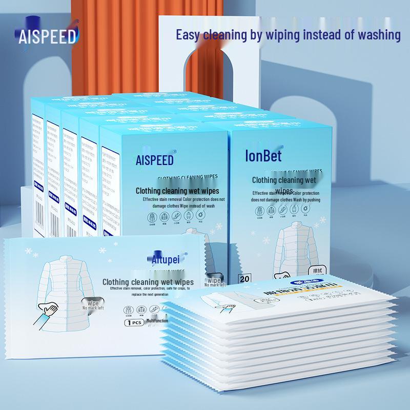 White Shoe & Clothing Stain Removal Wipes - Portable, No-Rinse Cleaning Solution