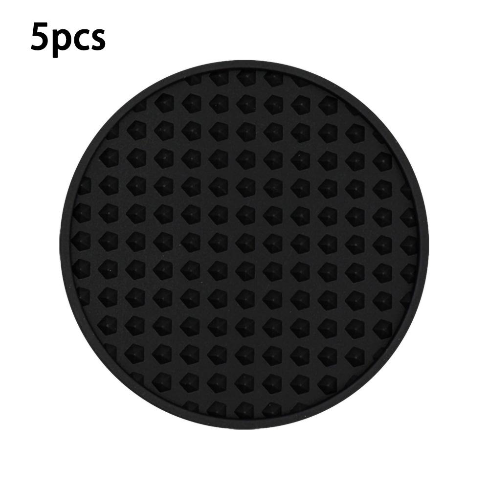 

5/10 шт. Пищевые силиконовые подставки для напитков 10 см Термостойкие подставки для чашек и посуды Коврик для сушки Столешница Защита Нескользящие подставки для капель 10cm