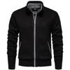 Men's Plus Size Stand Collar Cardigan: 2025 Autumn/Winter Warm Knit Sweater Coat