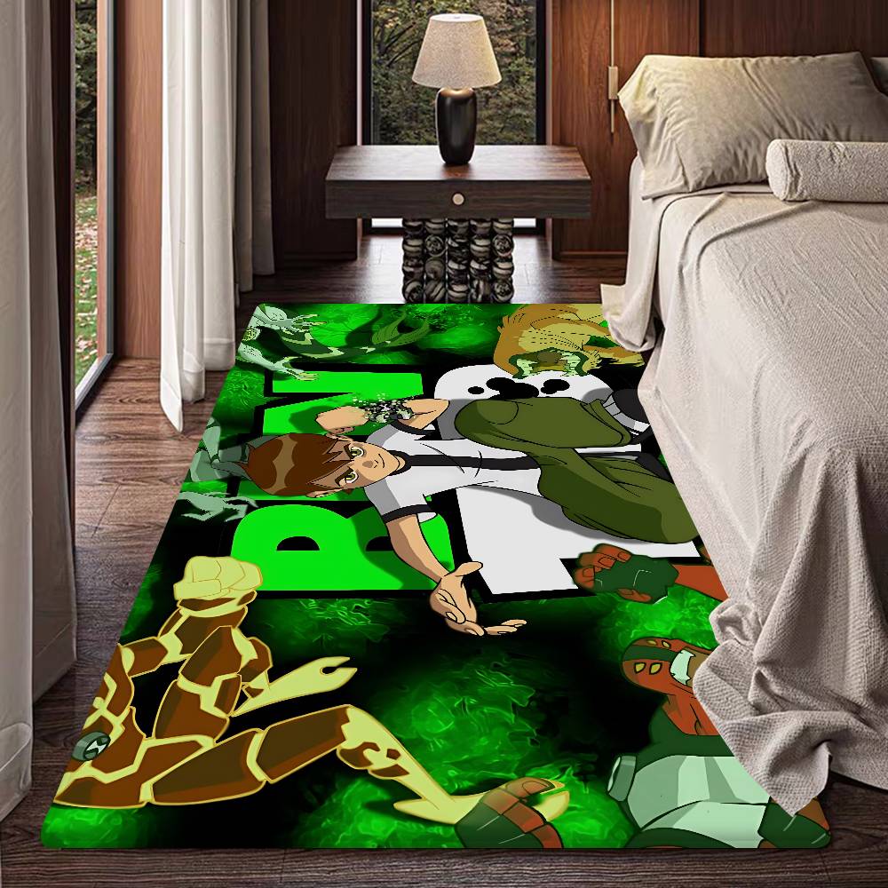 B-Ben 10 Classic Bathroom Mat Kids Room Bedroom Decoration Balcony Anti-Slip Doormat Living Room Welcome Rug