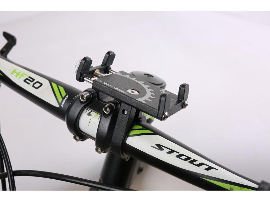 Aluminum Alloy Bicycle & Motorcycle Mobile Phone Holder - Multifunctional Navigation Mount