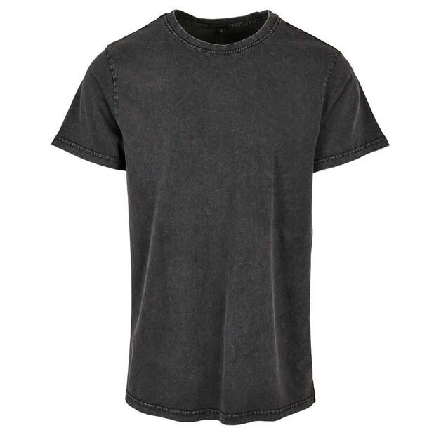 Build Your Brand Kurzarm-T-Shirt Acid Washed