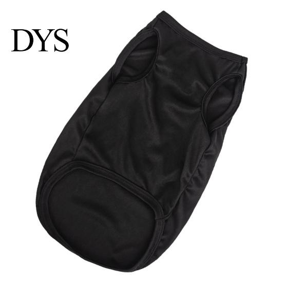 Dog Vest Solid Color Round Neck Elastic Pet Clothes Cotton T-shirt Summer Puppy Costume