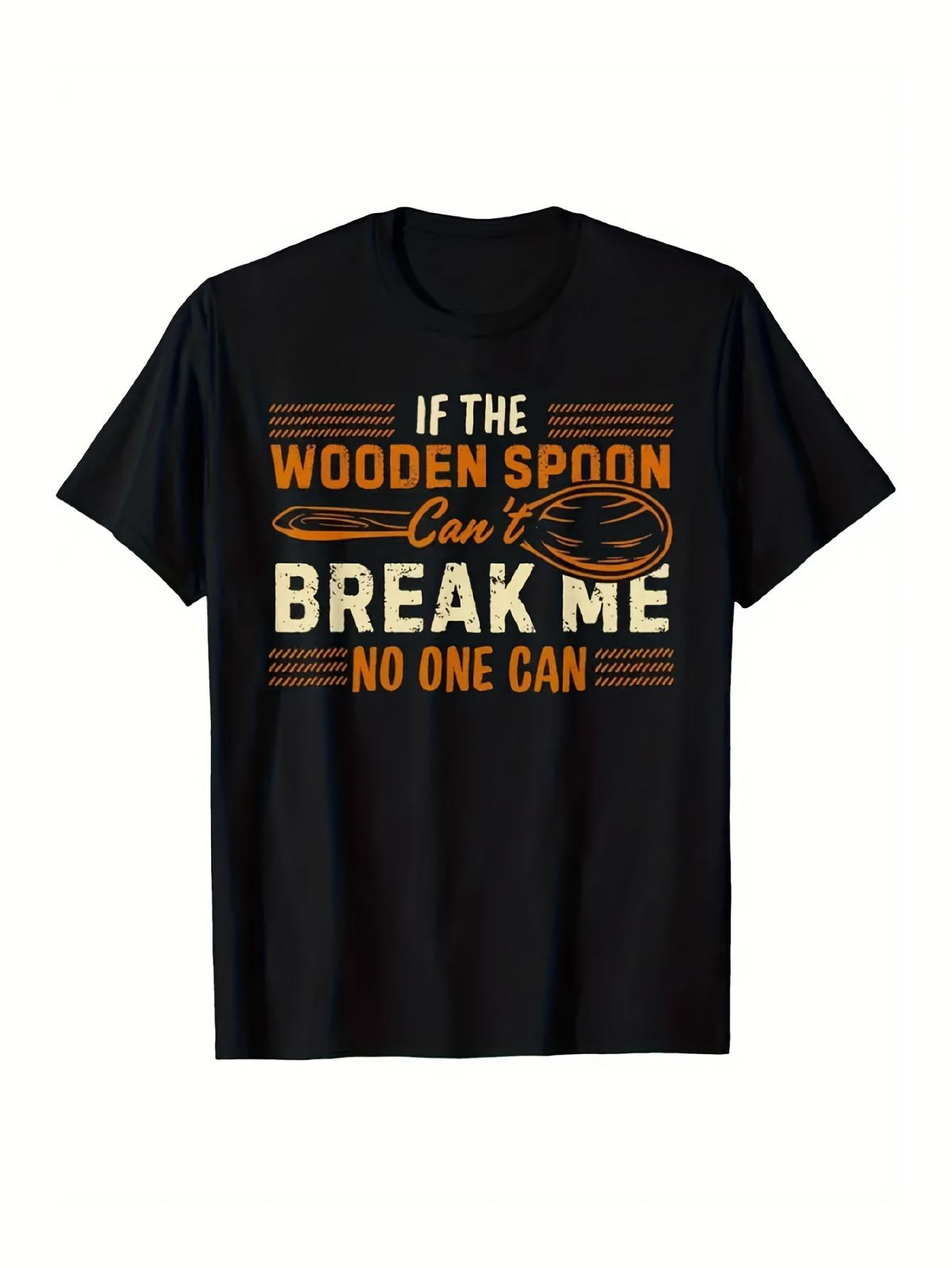 Top Pick Local Funny Wooden Spoon Survivor Graphic TShirt S