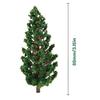 50pcs Artificial Miniature Pine Trees Plastic Model Scenery Railroad Decoration Building Landscape For DIY Toys Scale Dioramas