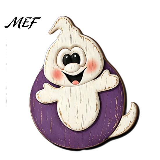 Farmhouse Halloween Entryway Accents Wooden Ornament, Retro Solid Ghost/Letter/Pumpkin Sign, Tabletop Rustic Wood Craft Centerpiece Decoration