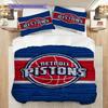 Detroit Pistons Basketball Theme Bedding(1 * duvet cover + 2 * pillowcase, without core) Christmas birthday gift Duvet cover and pillowcase