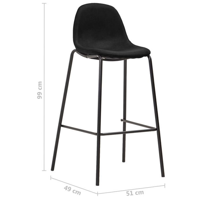 VidaXL Ensemble de Bar 5 pcs Table et Chaises de Pub Meubles de Bistrot Mobilier de Comptoir Jardin Cuisine Restaurant 3051138