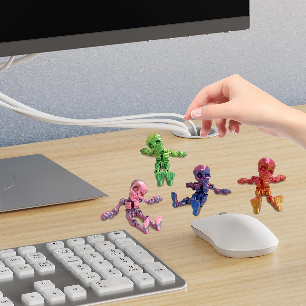 15pcs 3D Printed Articulated Decorative Figurines