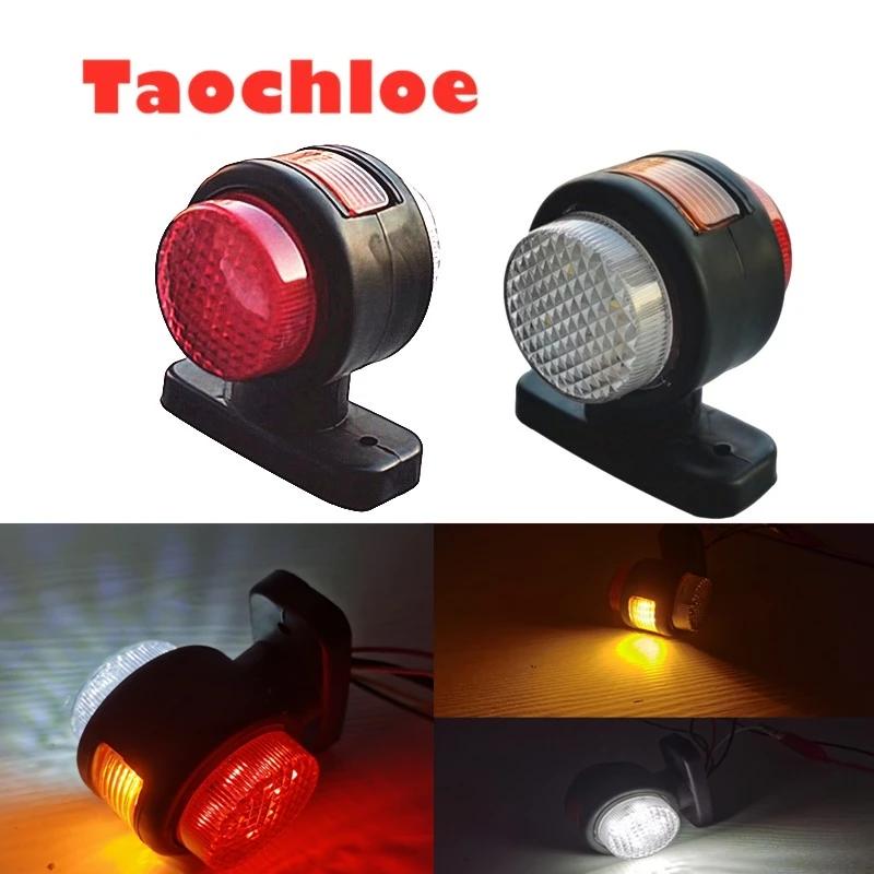 1 pereche 10-30v LED lumini laterale de contur lampă de tulpină lampă de marcare lampă E8 E-MARK remorcă camion camion tractor autobuz lumini