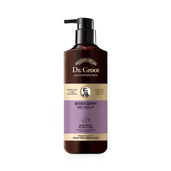Dr. Groot Intensive Care Multi-Perfection Shampoo for Weak Hair 400ml (+100ml Treatment Included)