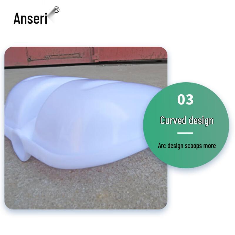 Ansairui Plastic Snow Shovel with 1.2m Wooden Handle