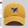Pc Amerikanischer th Jahrestag Baseballkappe Schwarze Basis mit metallisch Silbrigem D JAHRE Aufsteigender Weißer Adler wi