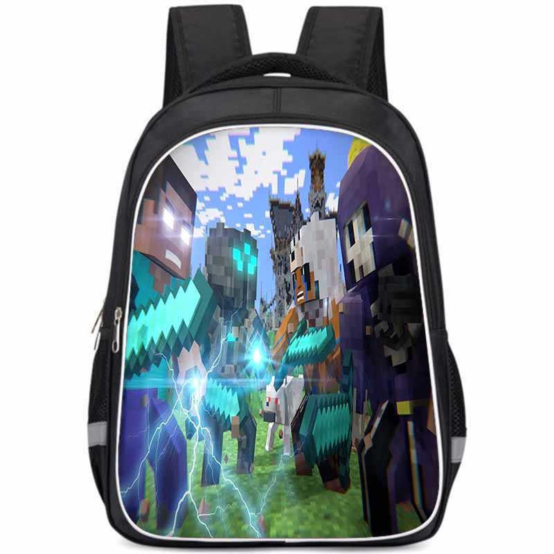 Spacious And Lightweight Oxford Fabric School Backpack For Kids And Teens